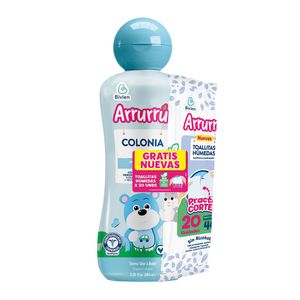 Colonia Arrurru original azul x800ml gratis toallitas x20und