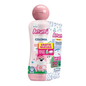 Colonia Arrurru original rosa x800ml gratis toallitas x20und