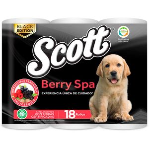 Papel higiénico Scott berry spa x18und x22.8m c/u