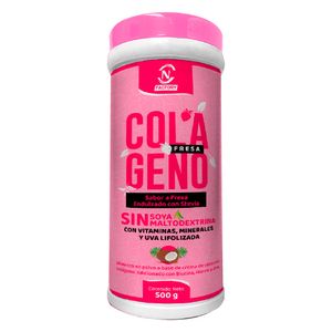 Suplemento Nutrition Factory colageno polvo sabor fresa x500g