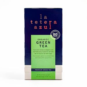 Té La Tetera Azul verde orgánico x30und x1.5g c/u