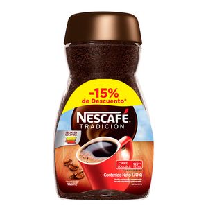 Café Nescafe tradición x170g 15% descuento