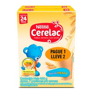 Cereal Cerelac pague 1 lleve 2 x360g c/u