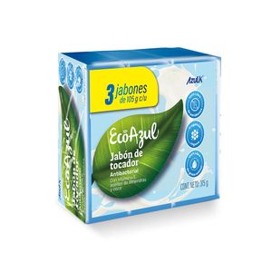 Jabón Ecoazul tocador antibacterial x3undx105g