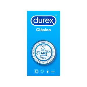 Condones Durex clásico x12und