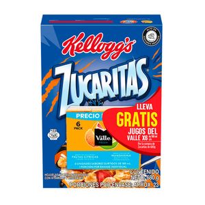 Cereal Zucaritas x680g + Jugo Del Valle x6und