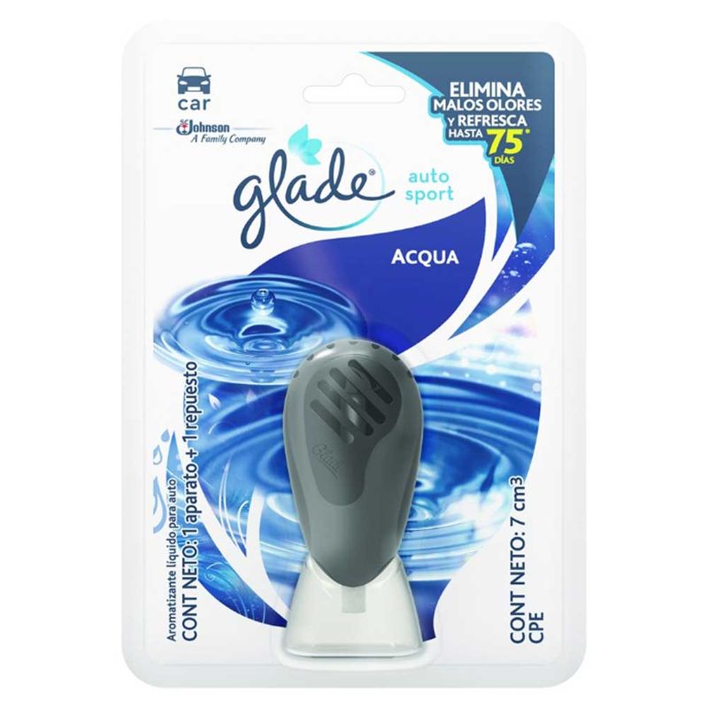 Ambientador Líquido para Carro Acqua Glade 60 días - Los Precios