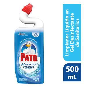 Desinfectante Pato de acción profunda, marina, limpiador y desinfectante para inodoro x500ml
