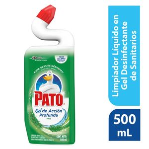 Desinfectante Pato gel líquido para Inodoros pino x500ml