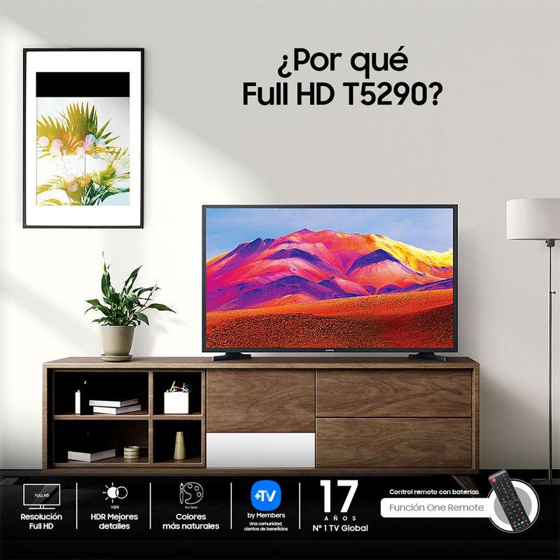 Televisor Samsung 40″ led un40t5290akxzl Full hd smart tv