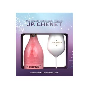 Vino espumoso JP Chenet ice rose x750ml + Copa