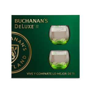 Whisky Buchanans deluxe x750ml + Vasos