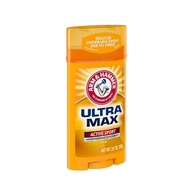 Arm & Hammer, Ultra Max, Solid Antiperspirant Deodorant, Powder Fresh 1 Oz 28 G