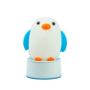 Lampara De Dormir Mesa De Noche Escritorio Luz Led Pingüino