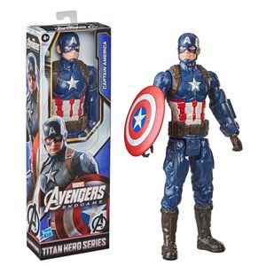 Figura de Acción Marvel Titan Hero Series Capitán América