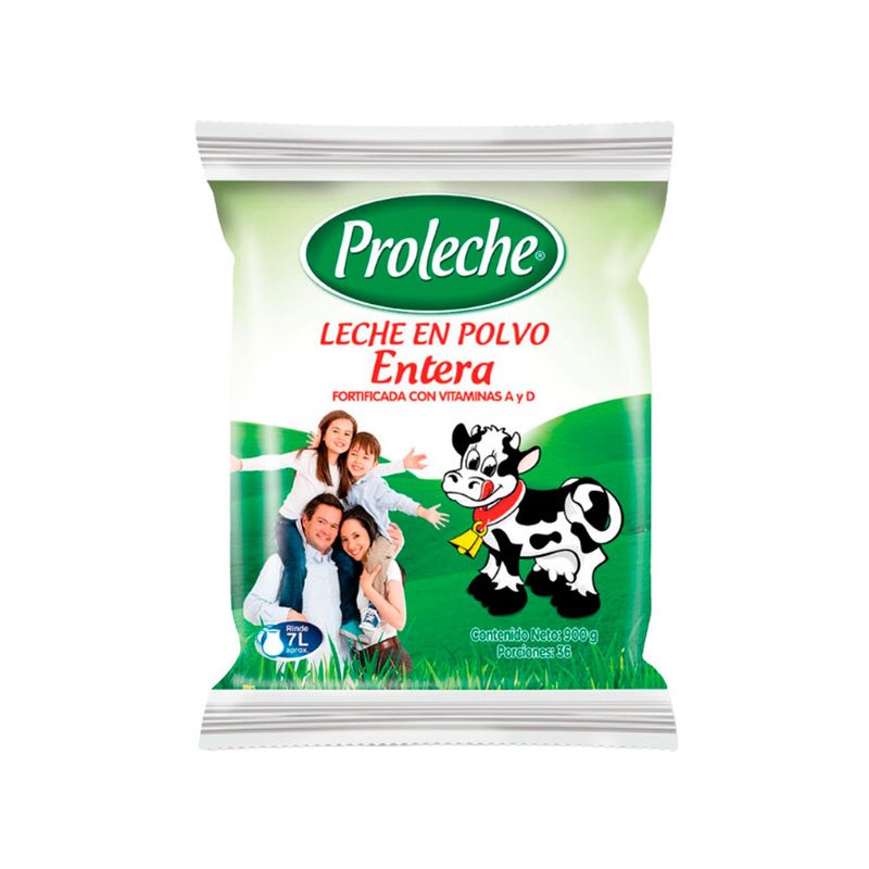 Leche en polvo Proleche entera x900g - Tiendas Metro