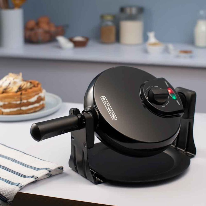 Wafflera Giratoria Black & Decker - WM1000B - Tiendasjumbo.co