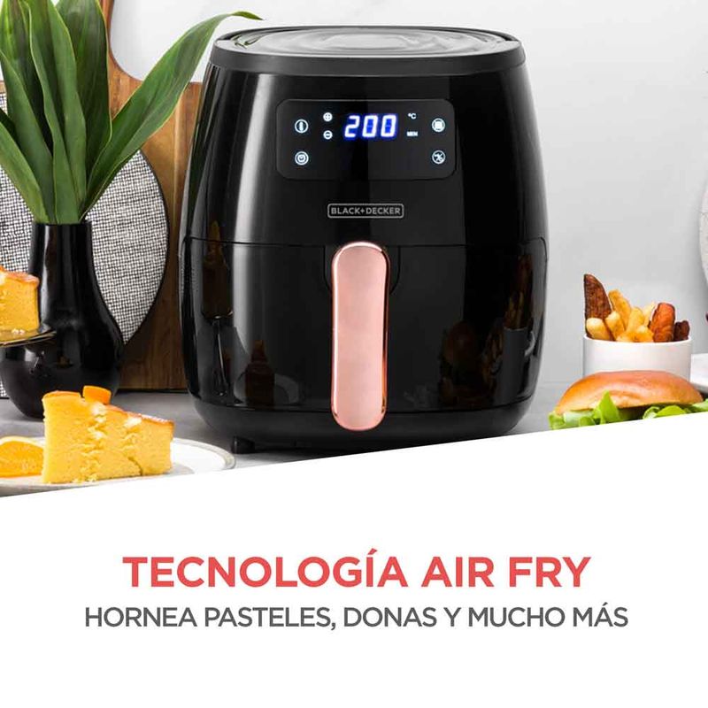 Freidora De Aire Black&Decker Digital Extragrande 5.7L Negra | Jumbo