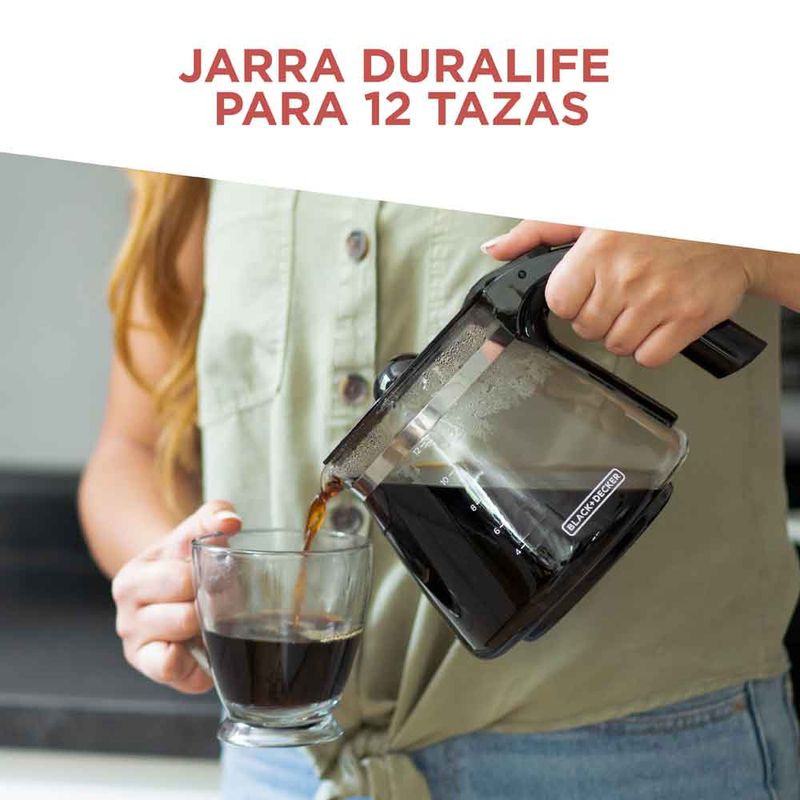 Cafetera de 12 Tazas BLACK+DECKER - Comercial Medrano