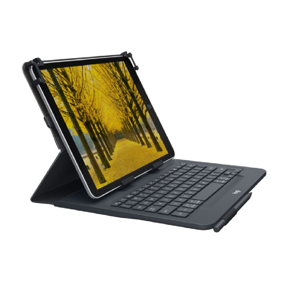 Funda Bluetooth Logitech con teclado Negro