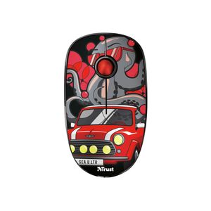 Mouse Inalambrico Usb Trust Sketch Rojo