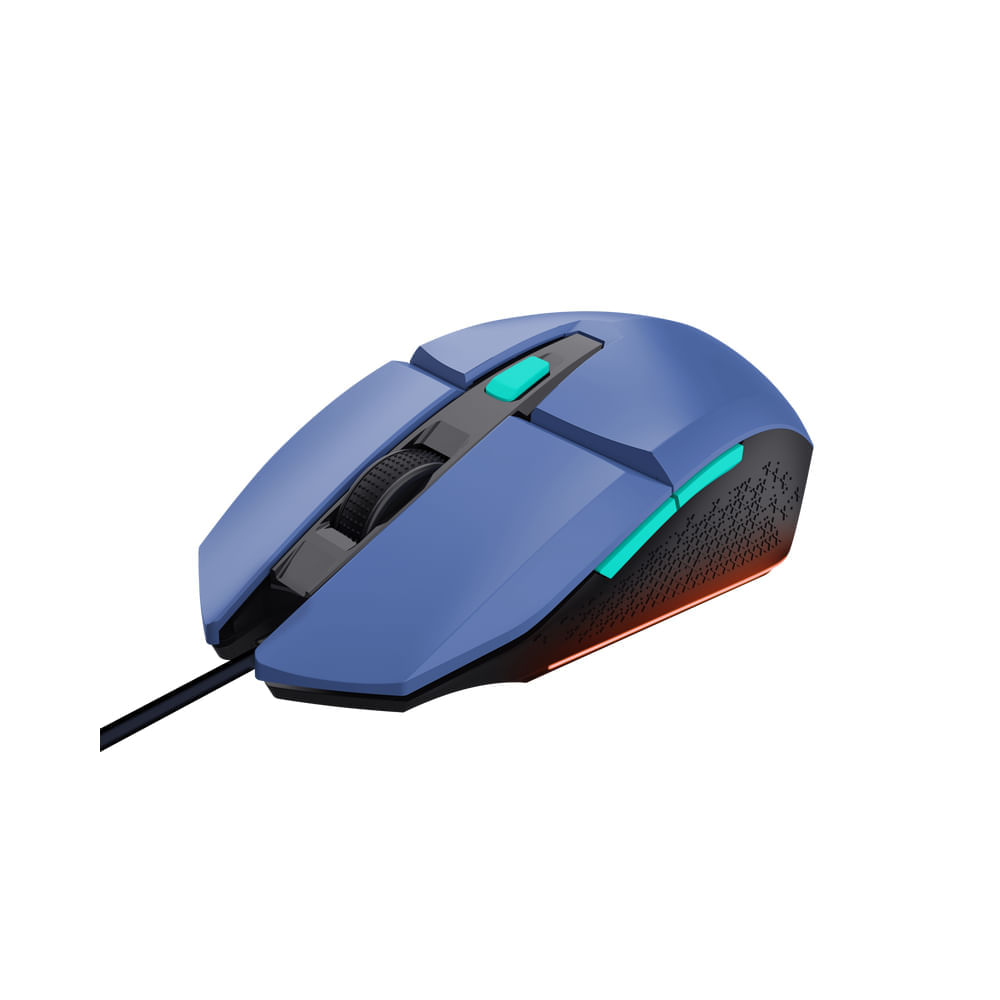 Mouse Trust Gxt 109 Felox Gamer Alambrico Azul