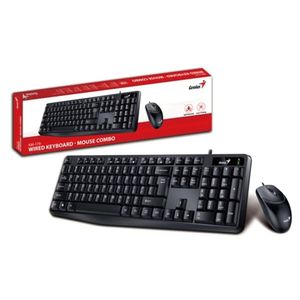 Combo Genius Teclado + Mouse KM-170 Negro alámbrico