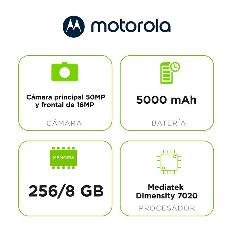 Celular Motorola G54 128GB Azul Artico - Tiendas Jumbo