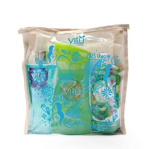 Estuche Vitu crema+jabón+splash pepino fresh x3und