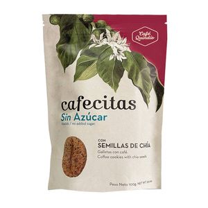 Galletas Cafe Quindio café sin azúcar semillas chia x100g