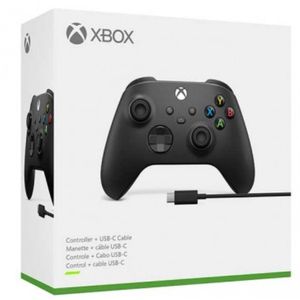 Control Xbox Inalámbrico Negro + Cable USB-C