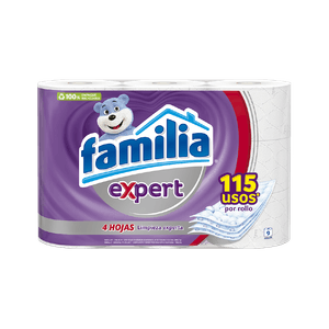 Papel higiénico Familia Expert x9 rollos