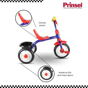 Triciclo Para Niños Fun Azul Prinsel