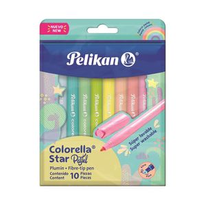 Plumón Colorella Star Junior pastel x10und Pelikan