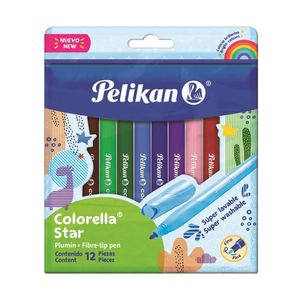 Plumón Colorella Star Junior regular x12und Pelikan