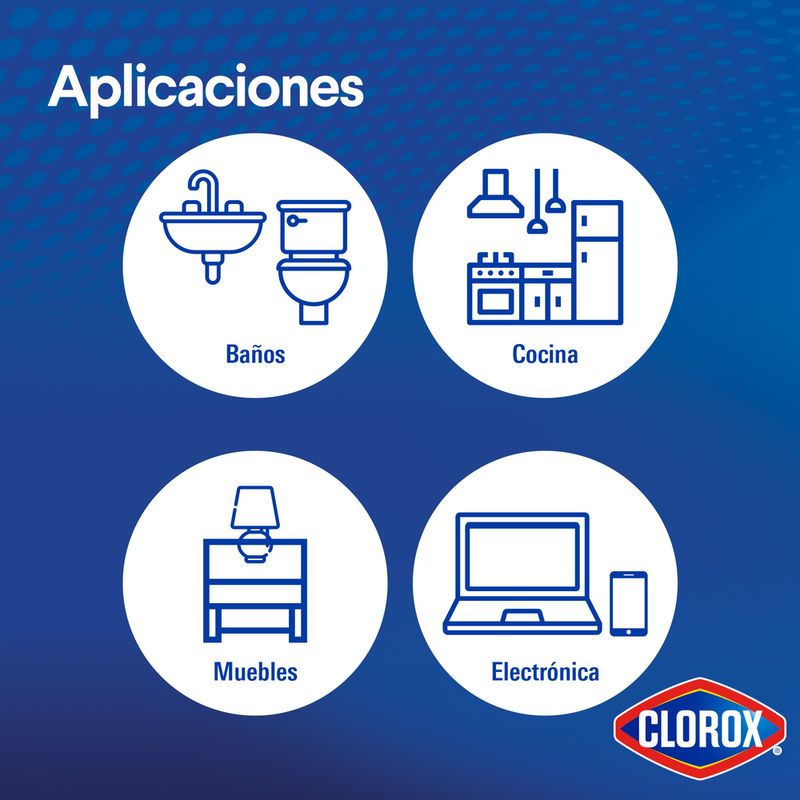 Toallitas Desinfectantes Clorox Expert Fresco Canister 35 un - Olímpica