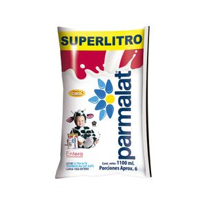 Leche entera Parmalat bolsa x1100ml