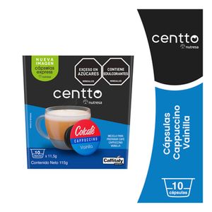 Cápsulas Centto Colcafé cappuccino vainilla x10und x11.5g c-u