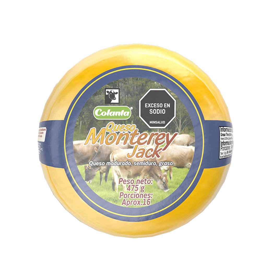 Queso monterrey jack Colanta x475g Tiendas Jumbo