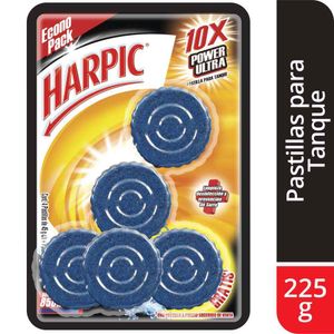 Desinfectante para Inodoros Harpic Pastillas Azules x5und