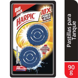 Desinfectante para Inodoros Harpic Pastillas Azules x2und