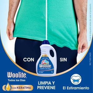 Detergente Líquido Woolite Todos Los Días x2und x1800ml + Doypack x900ml