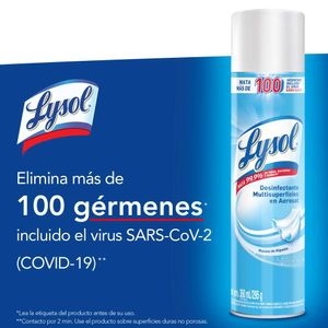 Desinfectante en Aerosol Lysol Pureza de Algodón x360ml
