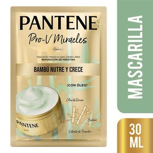 Mascarilla Intensiva Pantene Pro-V Miracles Bambú Nutre & Crece x30ml