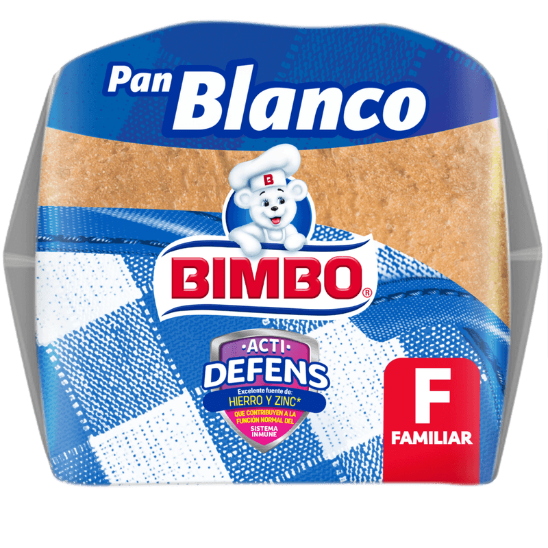 Pan blanco actidefens bolsa 600gr - Bimbo
