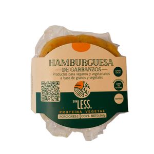 Hamburguesa Sinless garbanzos x2und x240g c-u