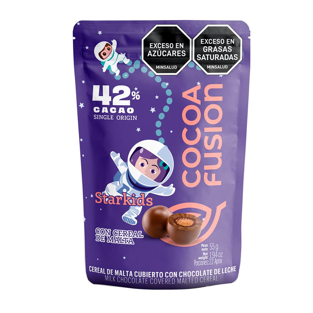 Chocolate Cocoa Fusion cereal de malta 40 cacao x60g Tiendas Jumbo