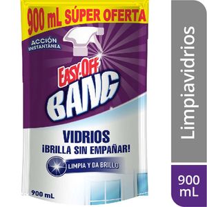 Limpia Vidrios Easy Off Bang Cristal Regular x900ml
