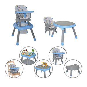 Silla Comedor Bebé 7 En 1 Seven Azul Priori