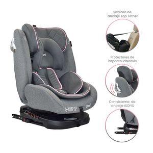 Silla de Carro Bebé Isofix 360 First PI Gris Priori